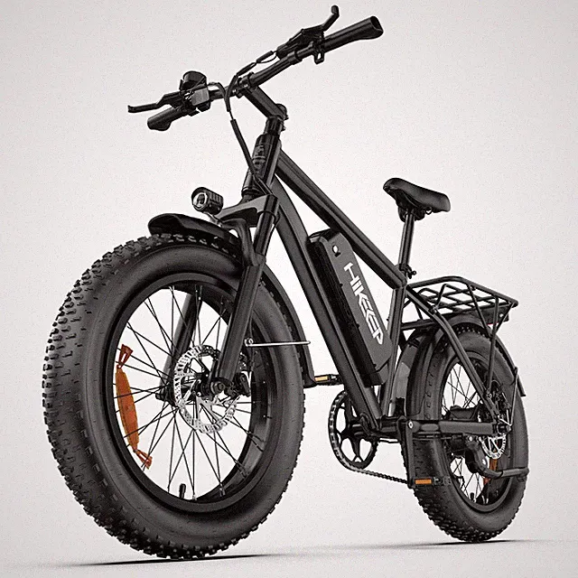 1500W Peak Electric Bike 26" x 4.0 Fat Tire Mountain Ebike 48V 15.6Ah for Adults