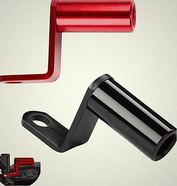 2-Pack Motorcycle Handlebar Extender Mirror Mount Bar for Phone Holder USB GPS