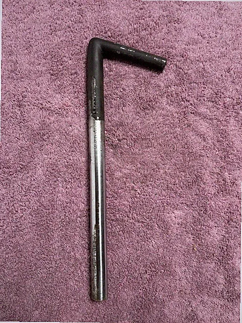 Antique 1900's / 30's Lucky 7 Bicycle Extended Seat Post... 13 / 16" Post Fit...