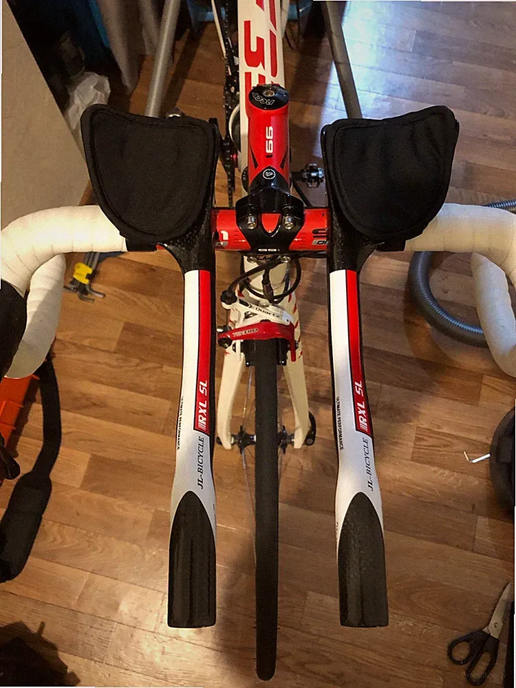 Bicycle Rest Handlebar Extender Triathlon Bar 340 Carbon Aero TT Handlebar 31.8