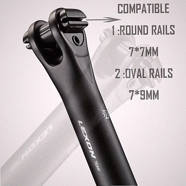 Carbon Seatpost 27.2/31.6MM 400MM Length Seat Tube MTB/ Road Bicycle Seat Pole