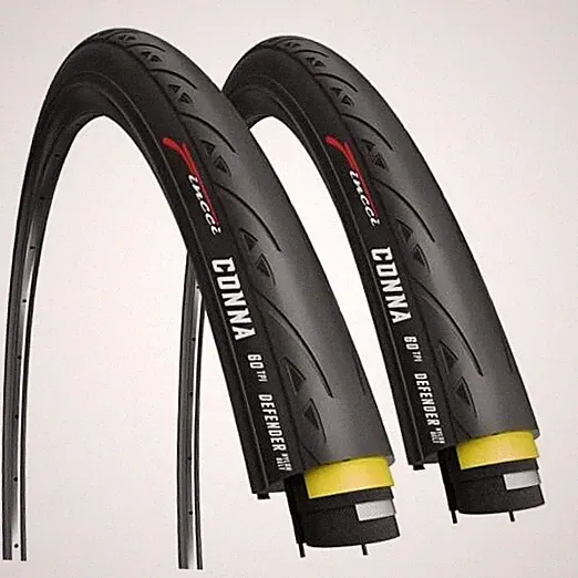 Conna 700x23c Tires Road Bike 23-622 Foldable Bike Tire 60TPI with 1mm Pair