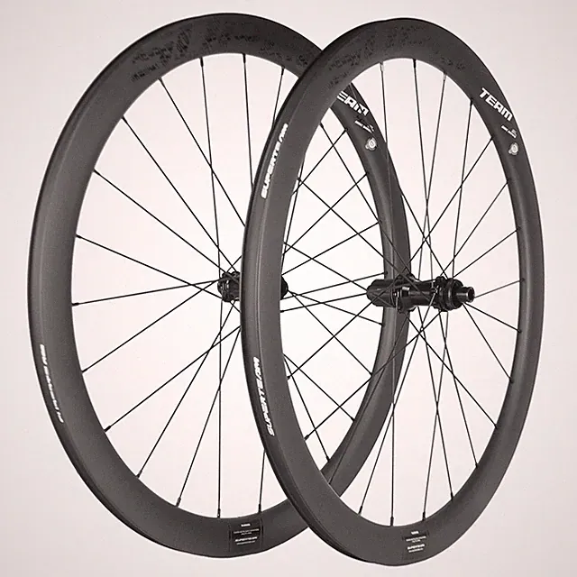 Cyclocross Road Bike Wheelset Carbon Fiber Wheels Sapim Spokes Disc Brake 700C