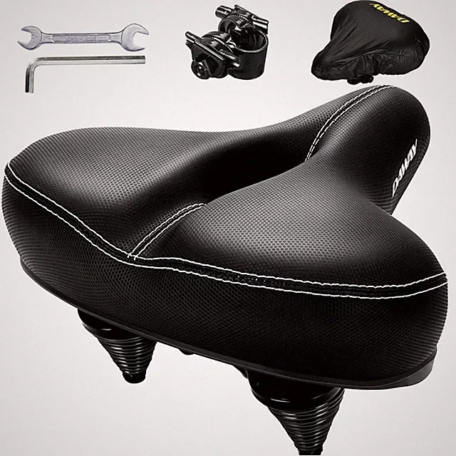 DAWAY C30 Large Wide Bike Seat Most Comfortable Oversized Bicycle Saddle for...