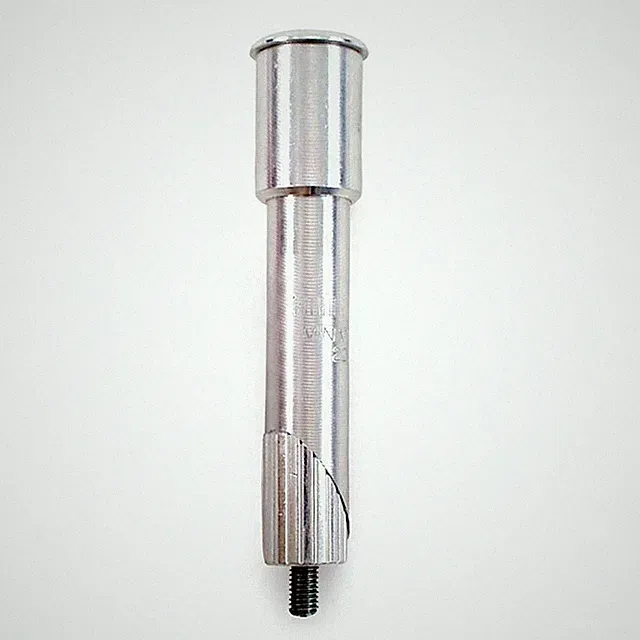 Extender Quill Stem Adaptor 22.2 to 25.4 Threadless Silver 145m For Vintage Trek
