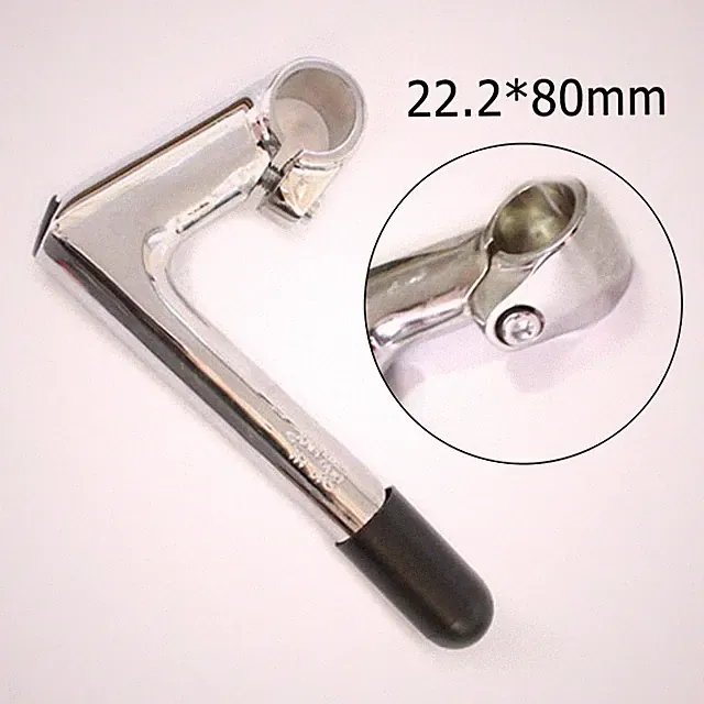 For 22 2MM Gooseneck Shape Bike Stem Aluminum Alloy Lightweight Design