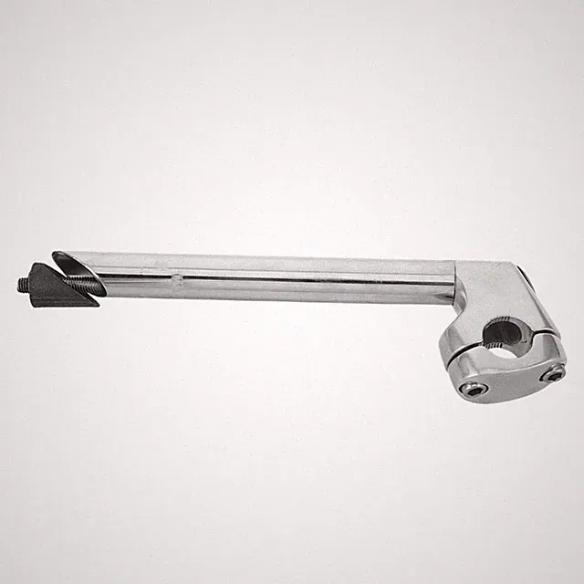 Gooseneck Stem Bicycle Seat Post Bike Extender Chrome Quill for Bikes