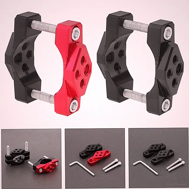 Handlebar Clamp Mount Adjustable Rearview Mirror Extender Spotlight Bracket 1pc