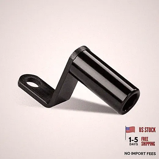 Motorcycle Handlebar Extender, Aluminum Alloy Bike Mirror Extension 1 PC Black