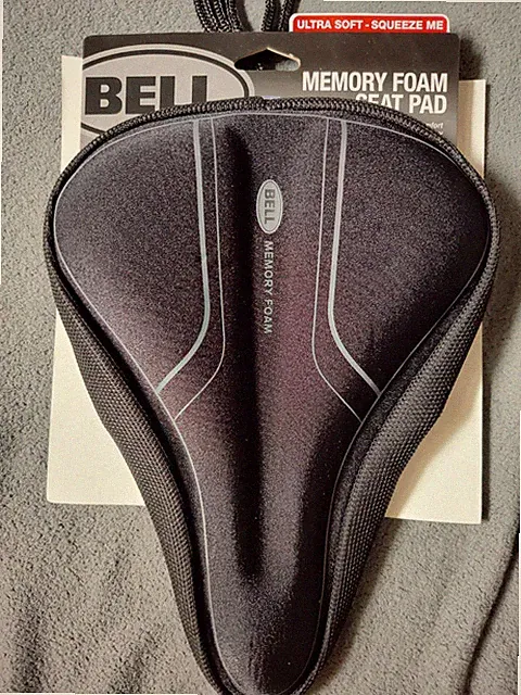 NEW Bell Ultra Soft Memory Foam Bicycle Seat Pad Anti-Slip Ergonomic Cycling