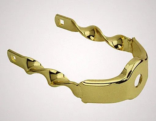 NEW Lowrider Bicycle Spring Fork Twisted Extended Crown Gold