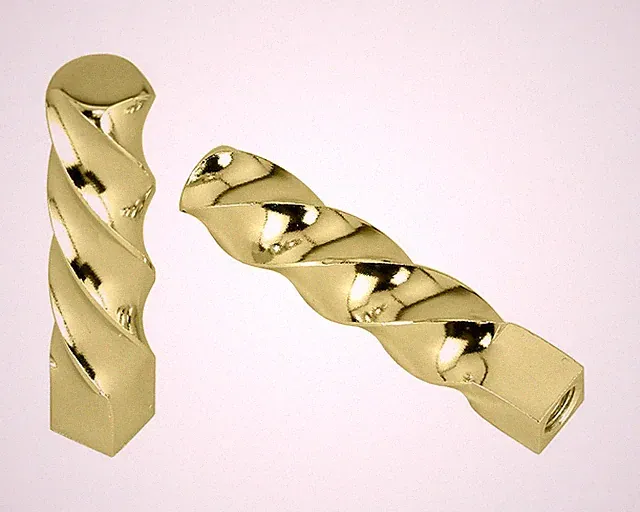 Original Lowrider Cruiser Bicycle TwistedAxle Peg Extenders - 3/8 - Gold 24t tpi