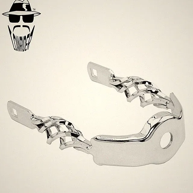 ORIGINAL LOWRIDER Extended Spring Fork Crown Chrome Cage Square Twisted Steel.