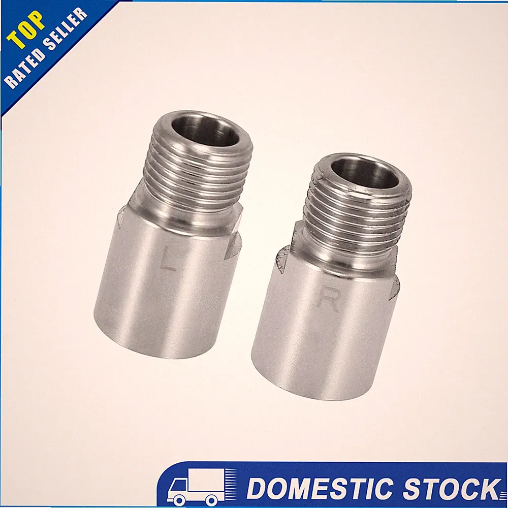 Pair of 1 Bicycle Pedal Extender Adapter Extended Pedal Spacer Silver Tone