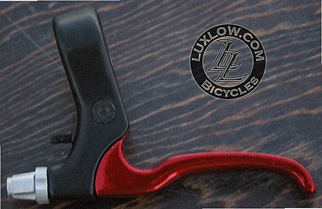Red Fixie Alloy Brake Lever MTB Vintage Bicycle Fixed Gear Old School BMX Bike