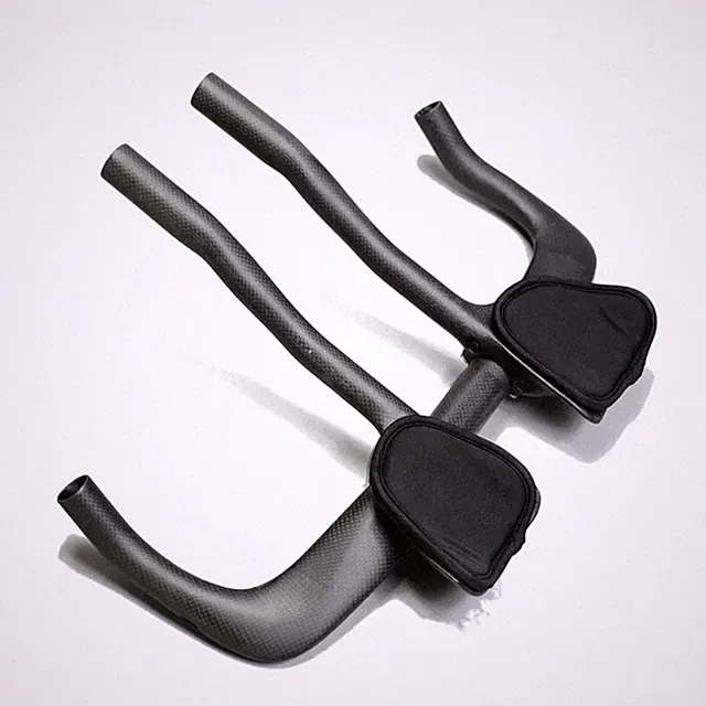 Road Bicycle Triathlon Trial Full Carbon Fibre Bike Extended Rest Handlebar