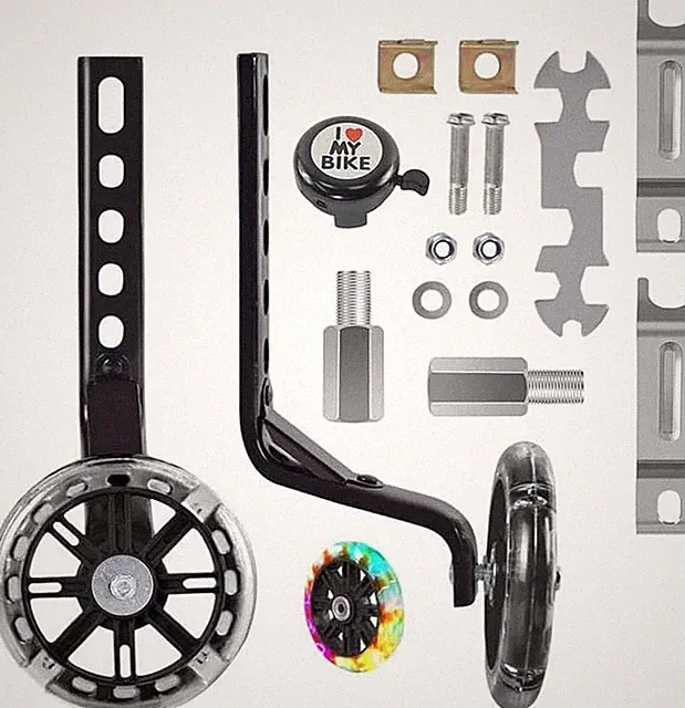 Training Wheels for Bike,with Axle Extenders,Compatible for Bikes of 12/14/16/18