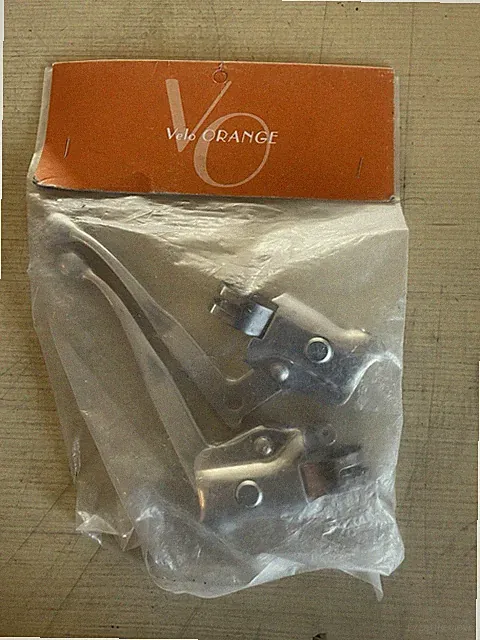 Velo Orange Classic City Bike Brake Levers - 23.8mm Cast Steel, Chrome Finish