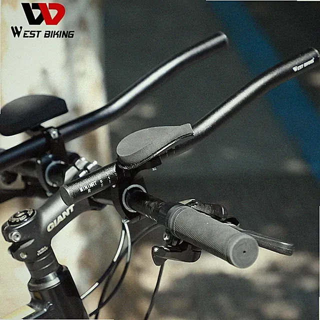 West Biking Bicycle Extender Rest Handlebar MTB Road Bike Triathlon Aerobars